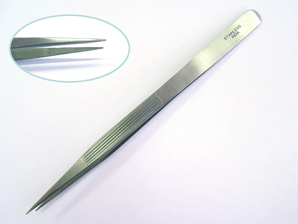 Набор из 5 ювелирных 16 см пинцетов и ухвата Набор из 5 ювелирных 16 см пинцетов и ухвата