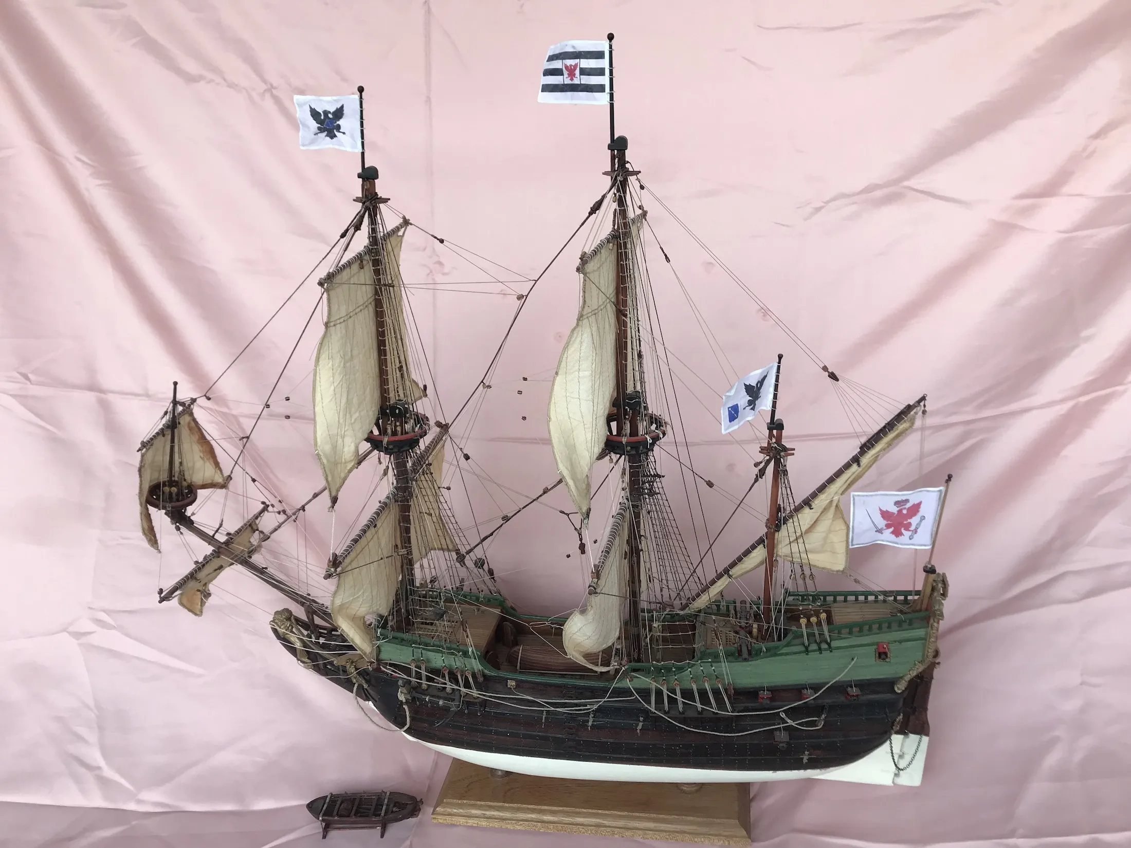 Модель корабля Dutch Flute - Верфь на Столе