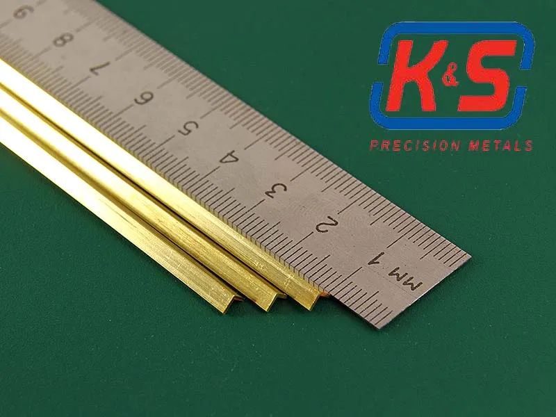 Уголок латунный 1,6 мм, 1 шт