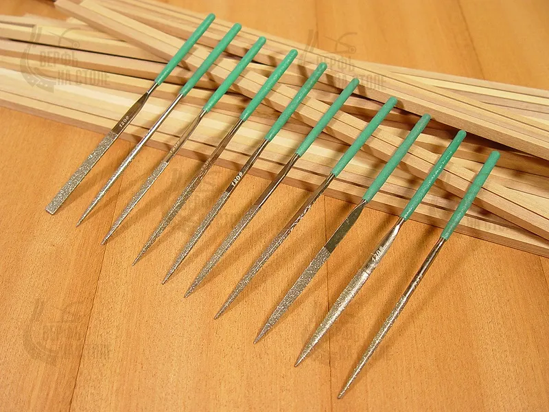 Набор  надфилей, алмазные, 10 шт., № 120 (3*140)