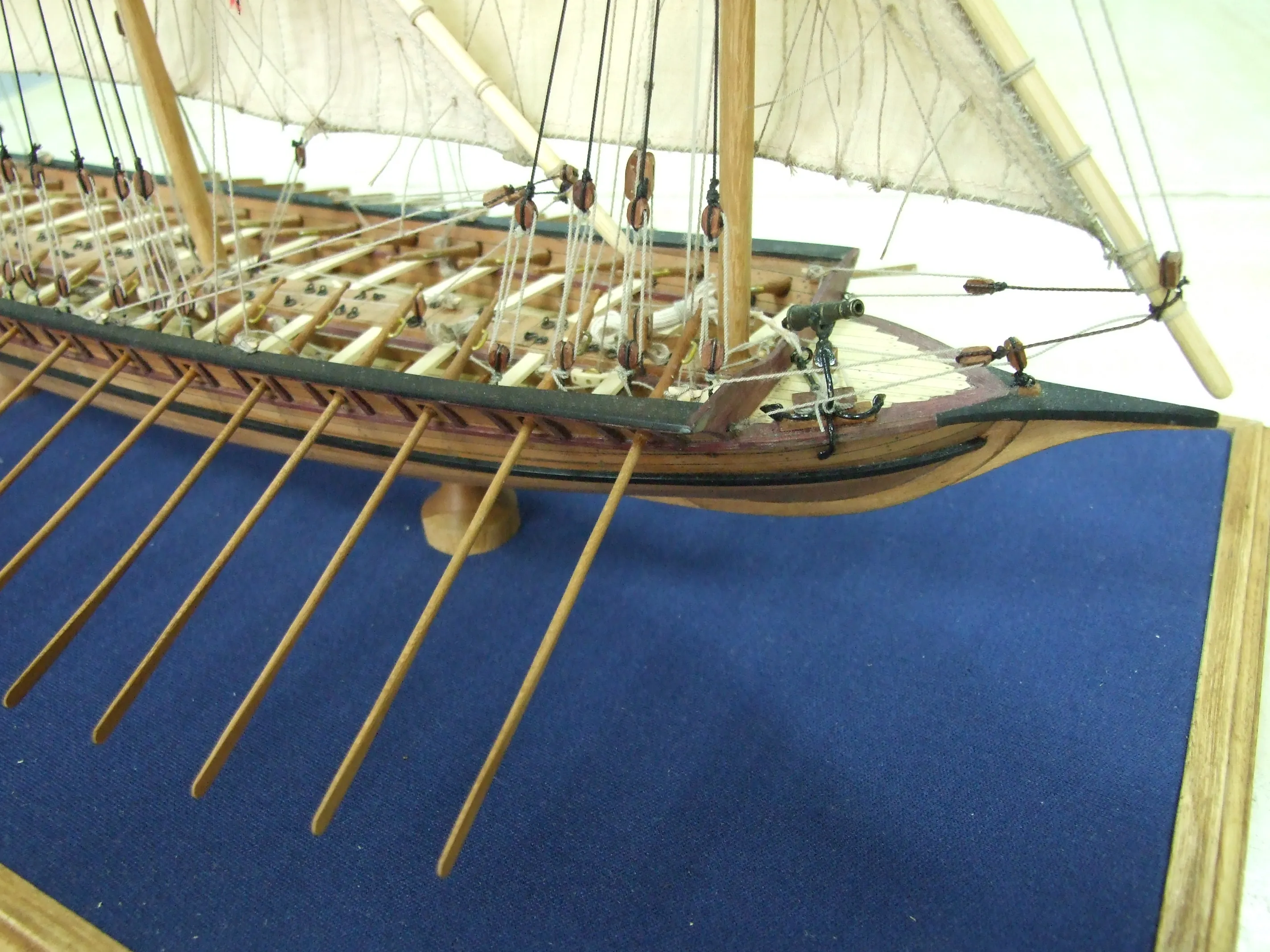 Модель корабля Скампавея Азовского флота Петра Великого - Верфь на Столе