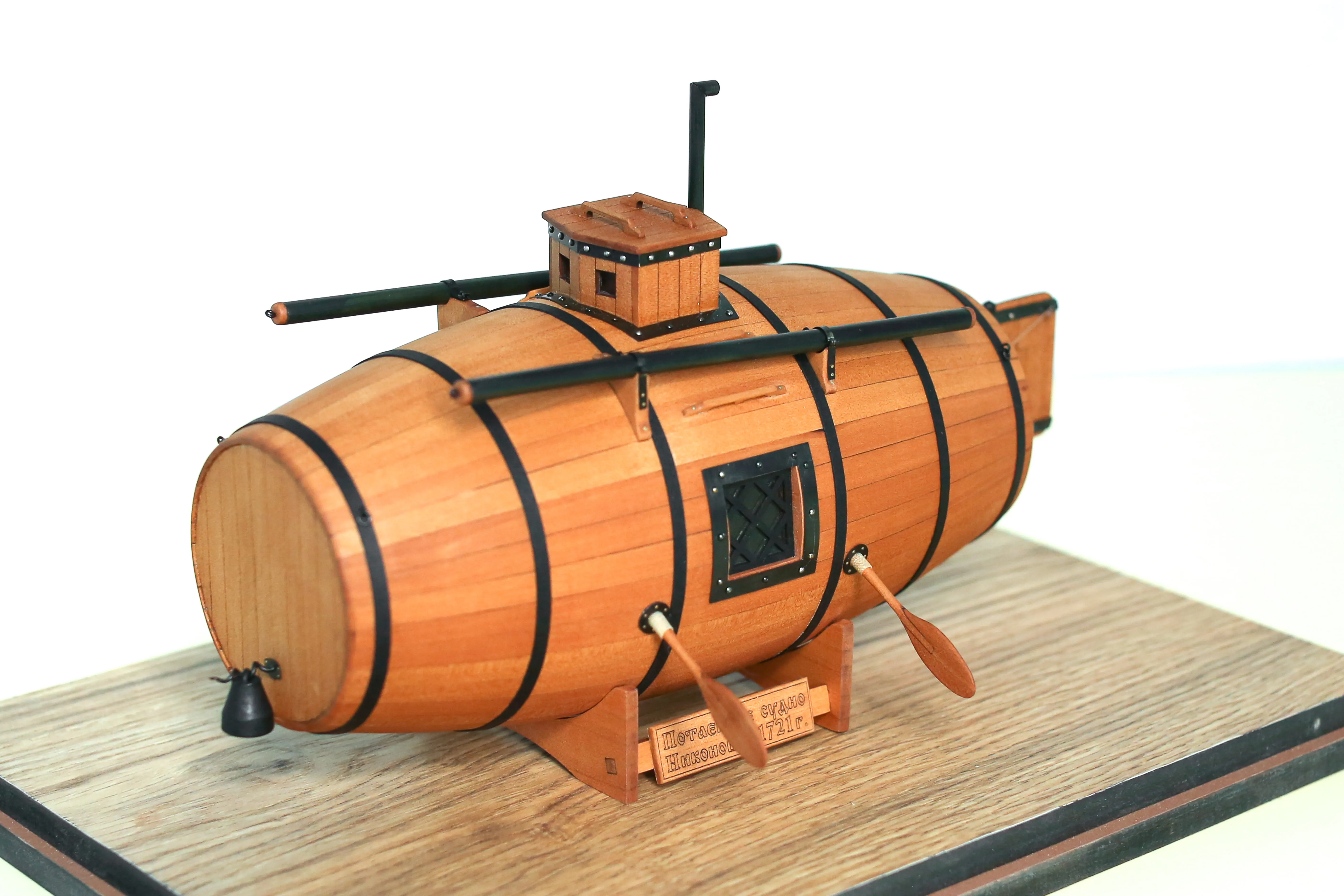 Модель корабля Потаенное судно Никонова - Верфь на Столе