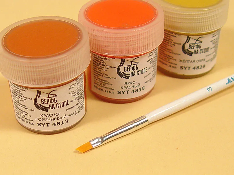 Кисть из синтетического волоса, ретушная N 3