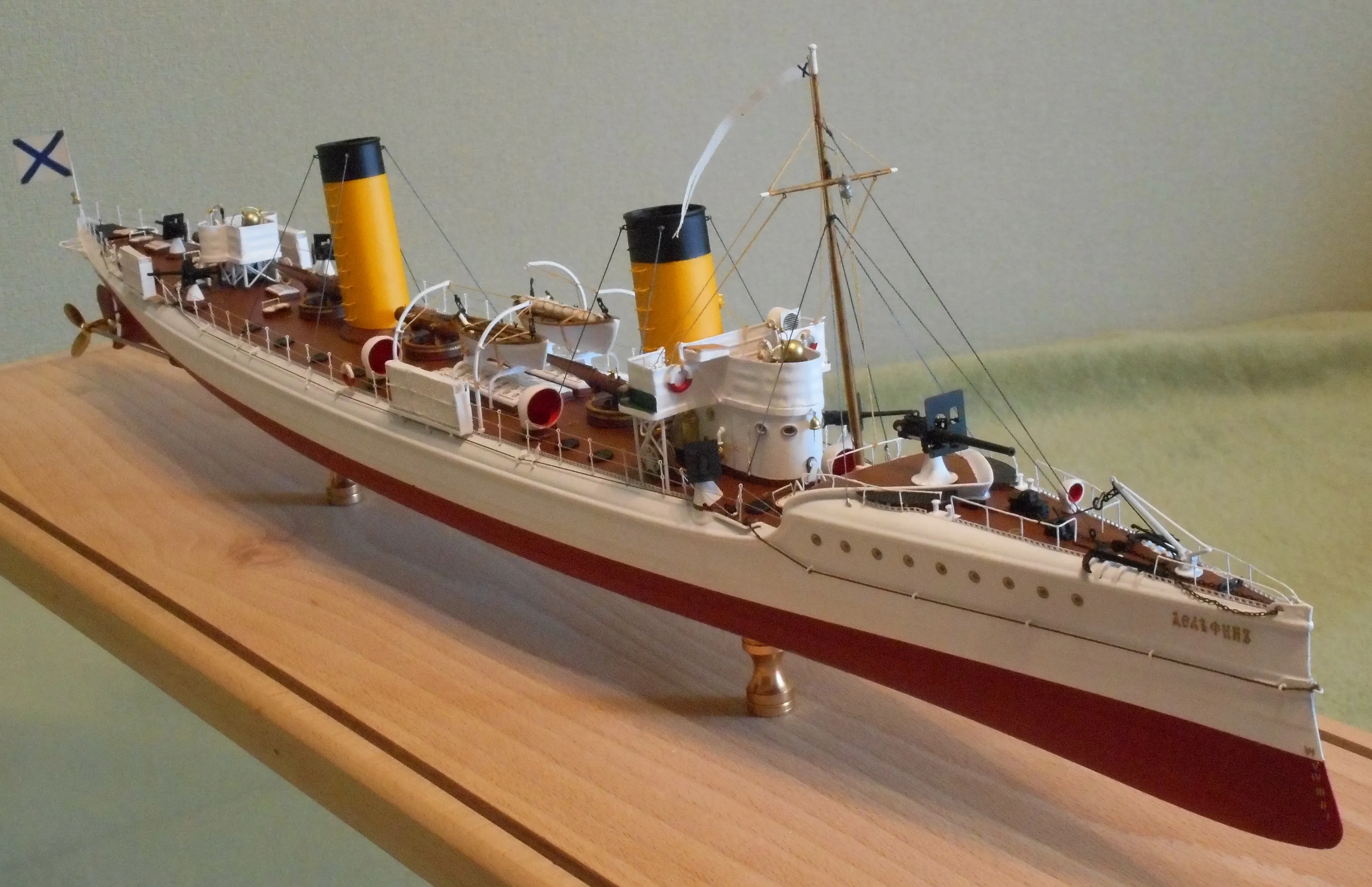 Модель корабля Эскадренный миноносец "Дельфин" - Верфь на Столе