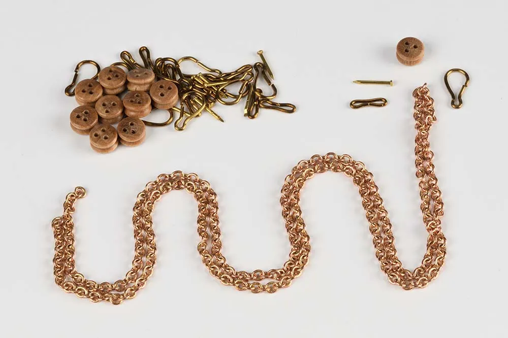 Вант-путенс цепной с юферсом, 5 мм, 4 шт Вант-путенс цепной с юферсом, 5 мм, 4 шт