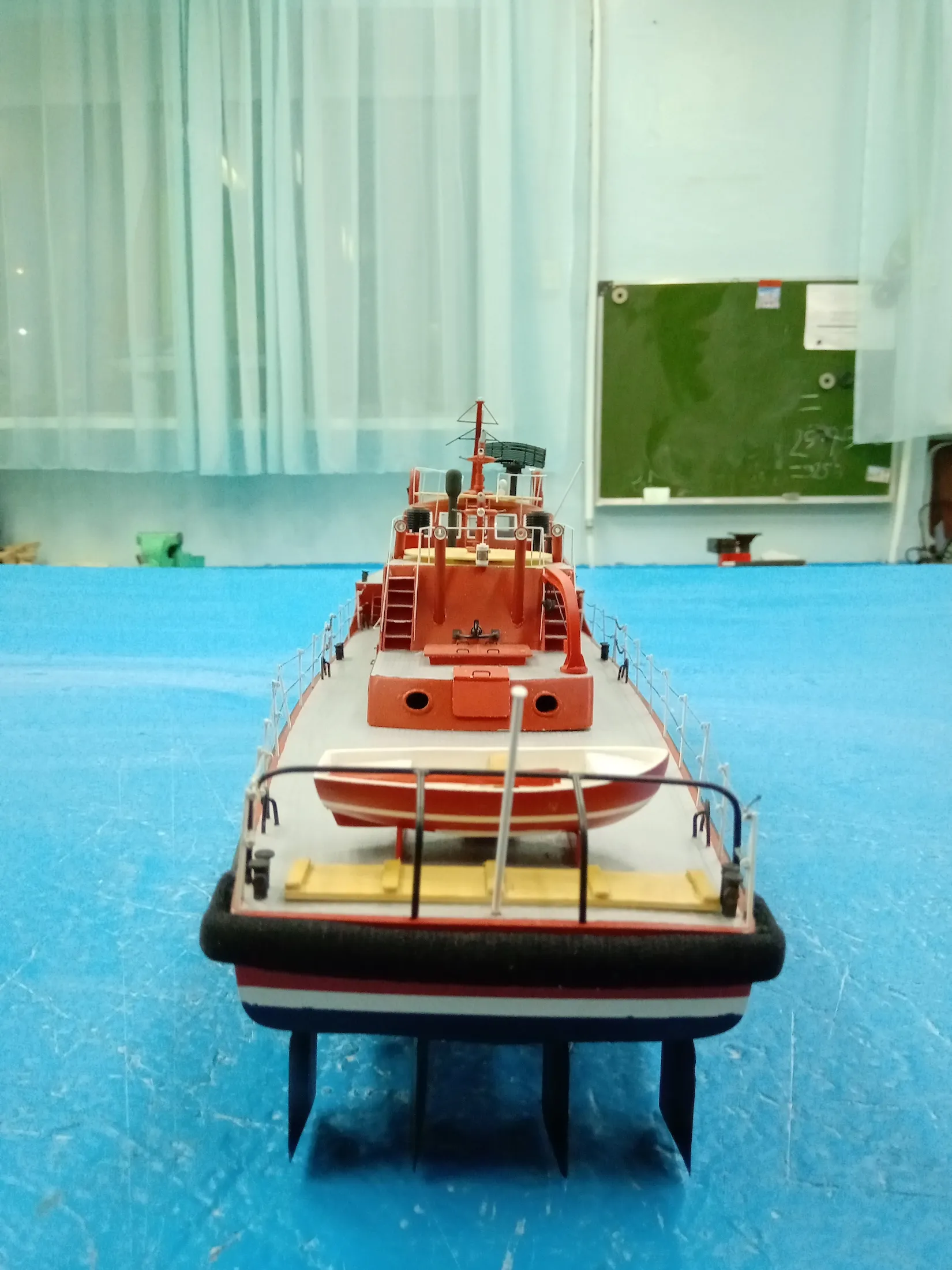 Модель корабля Düsseldorf - Верфь на Столе