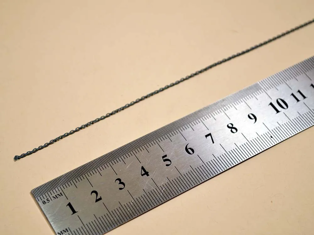 Цепь полимерная, звено круглое 2 мм, длина 300 мм