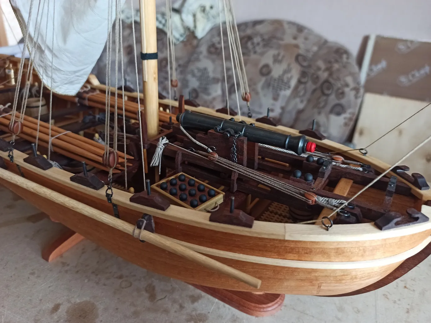 Модель корабля Вооруженная шлюпка - Верфь на Столе