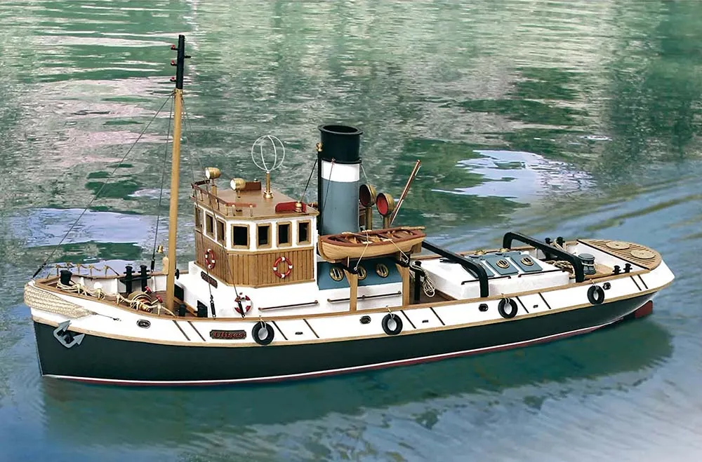 Морской буксир Ulises + (Полный набор инструментов, клея и краски)