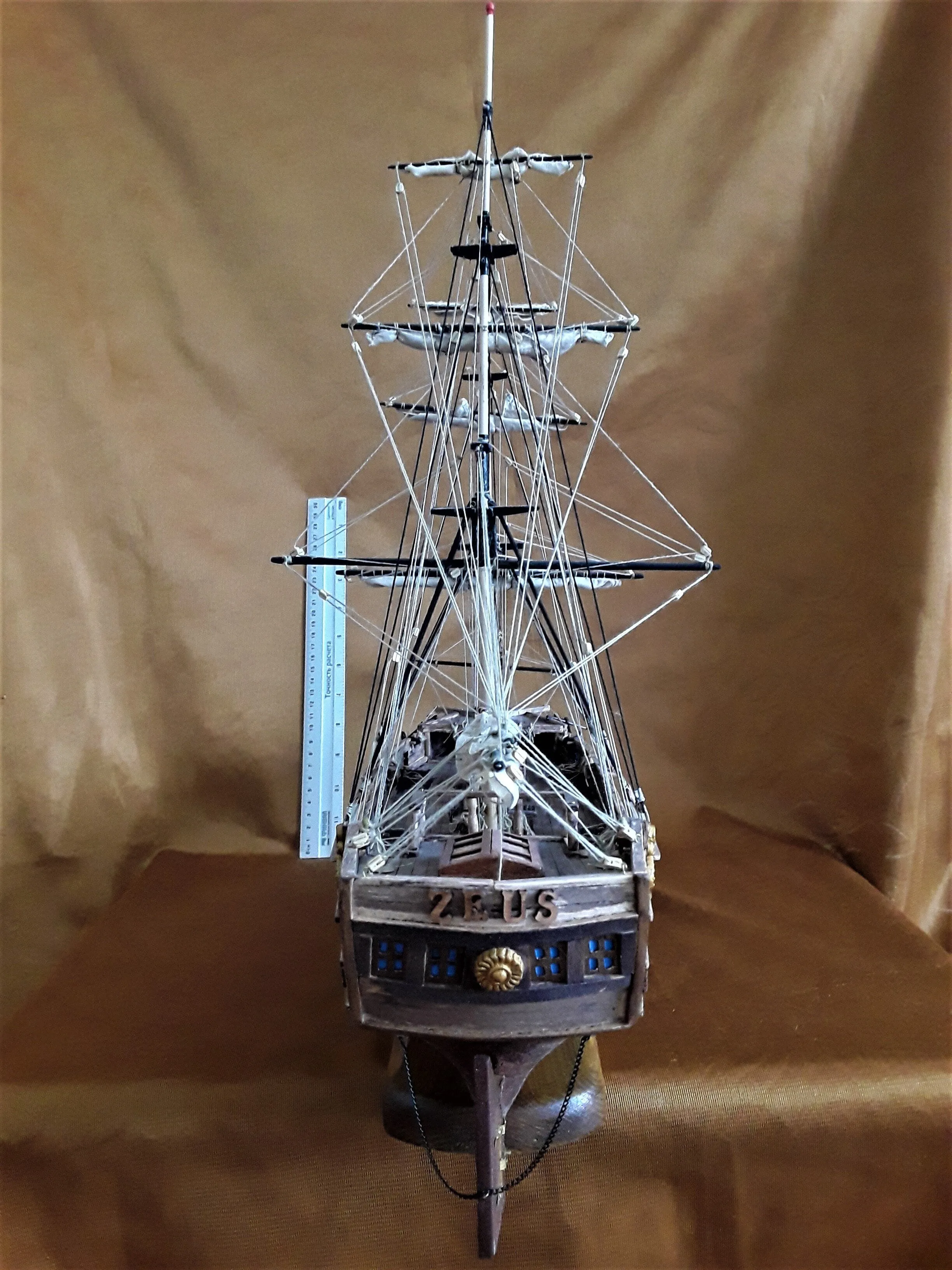 Модель корабля Бригантина "Zeus" - Верфь на Столе