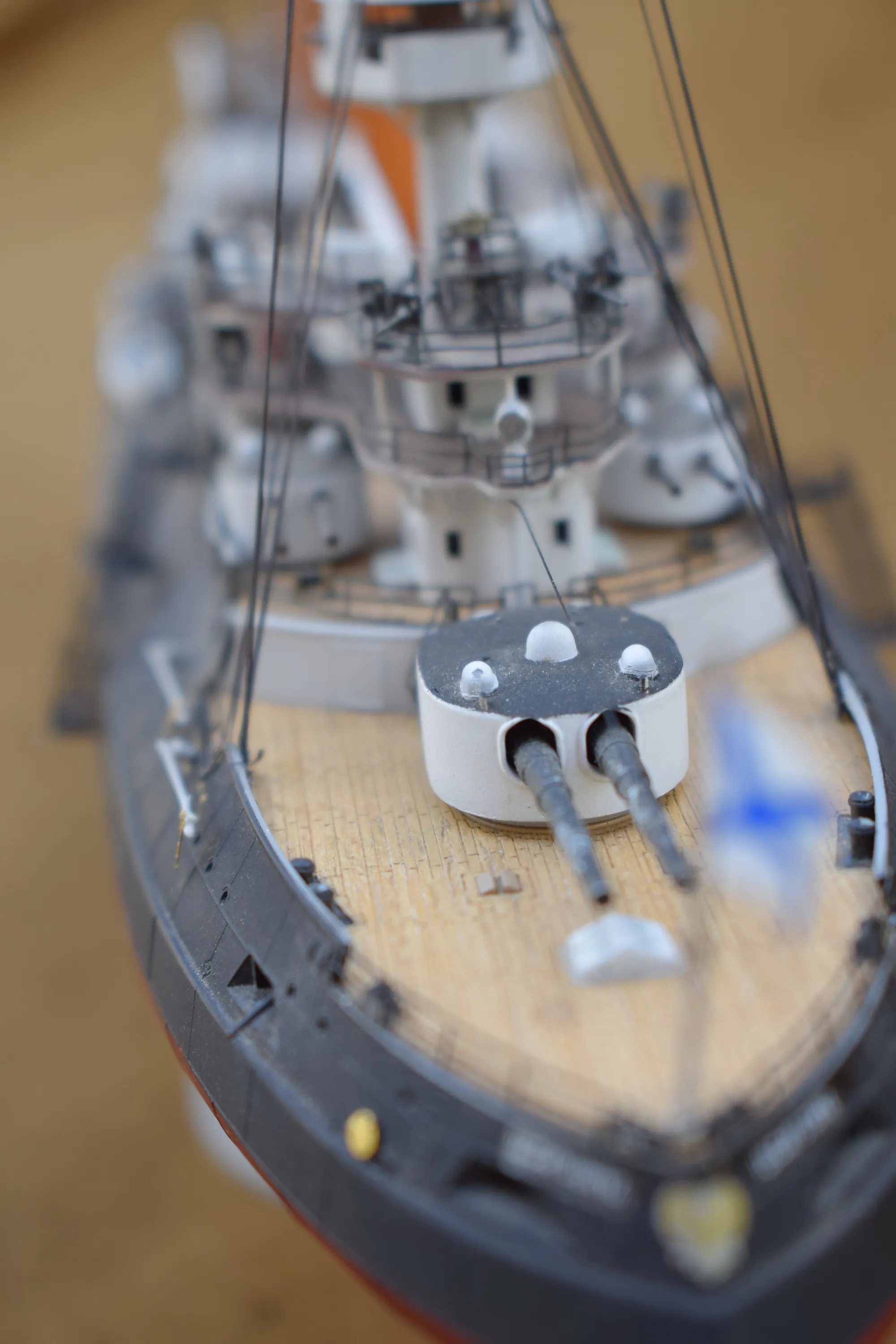 Модель корабля Броненосец РИФ «Цесаревич» на осень 1904 года - Верфь на Столе