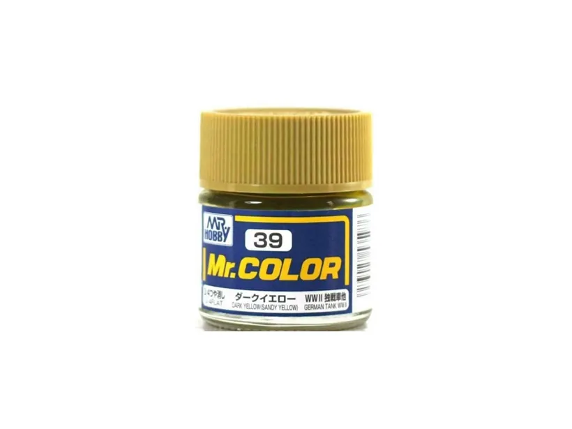 Краска Mr Color, темно-желтая (песочная), матовая, C 39, 10 мл