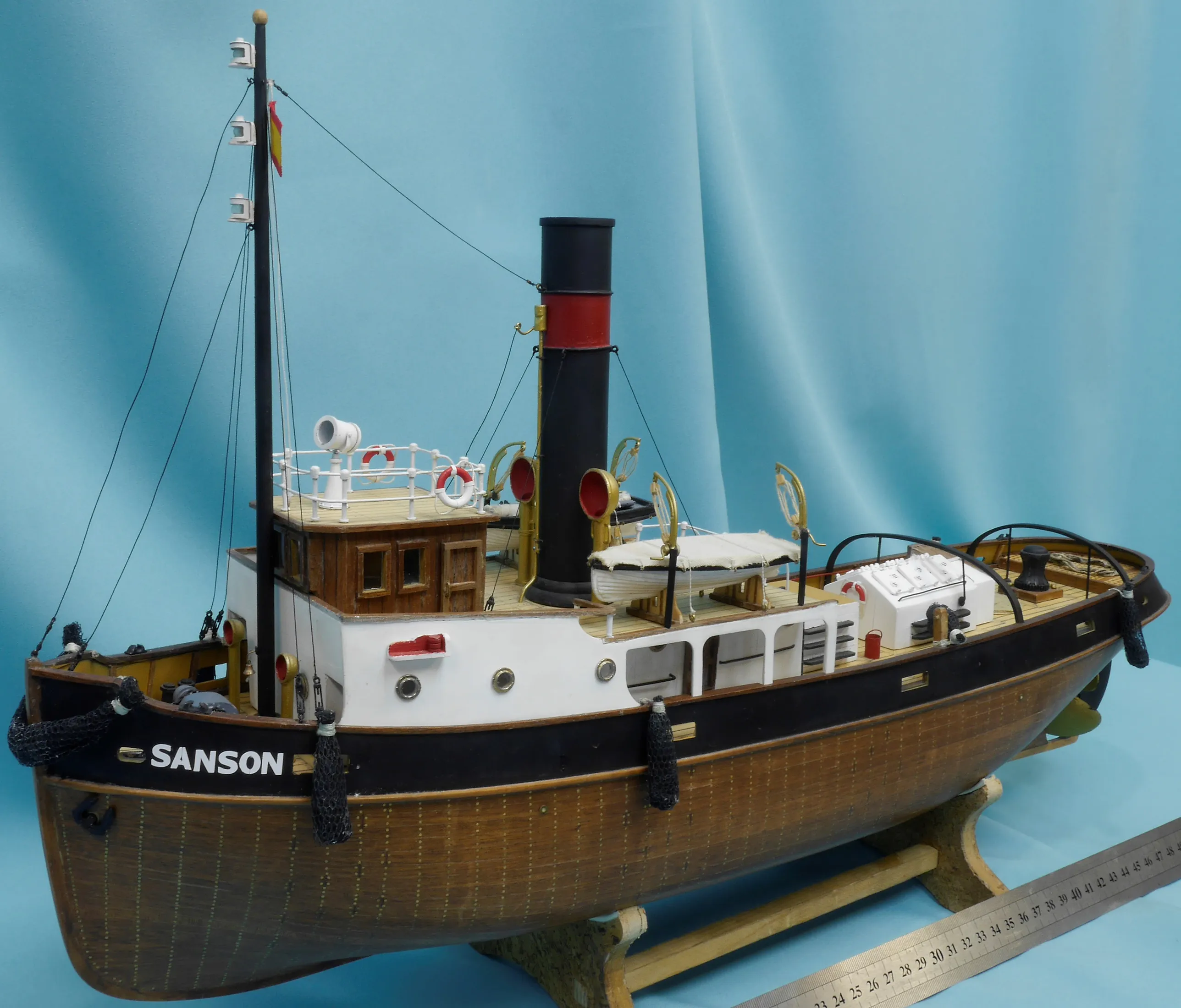 Модель корабля Буксир Sanson - Верфь на Столе