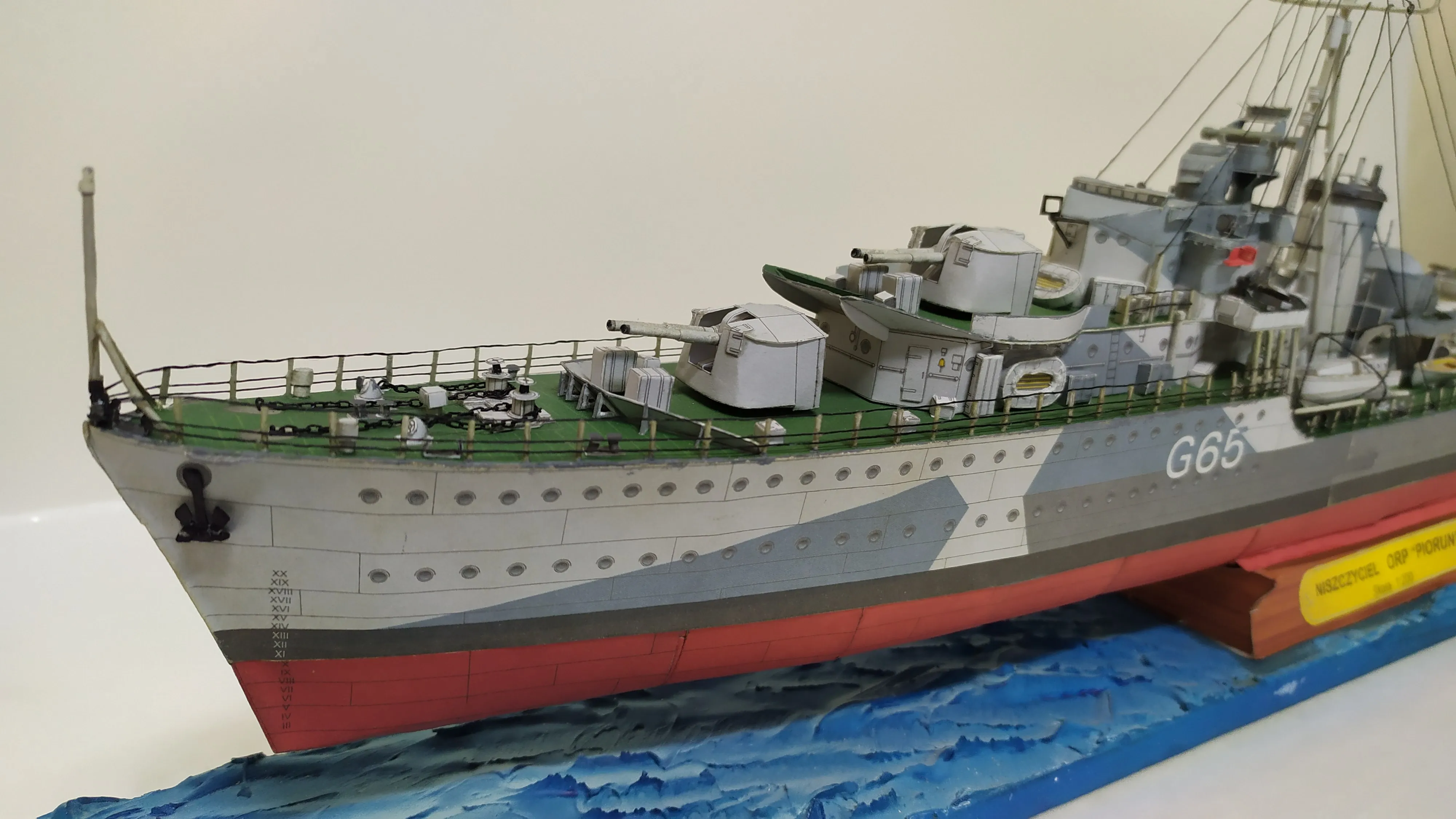 Модель корабля Корвет ORP "PIORUN" - Верфь на Столе