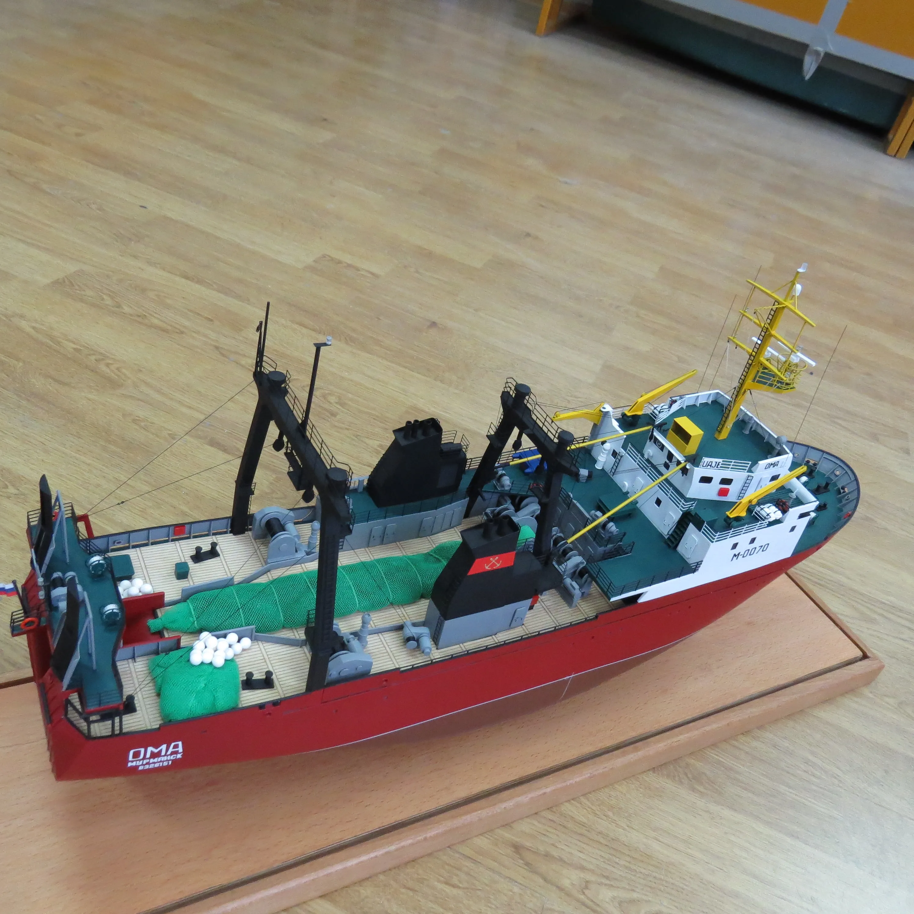 Модель корабля Рыболовный траулер «Ома»  - Верфь на Столе