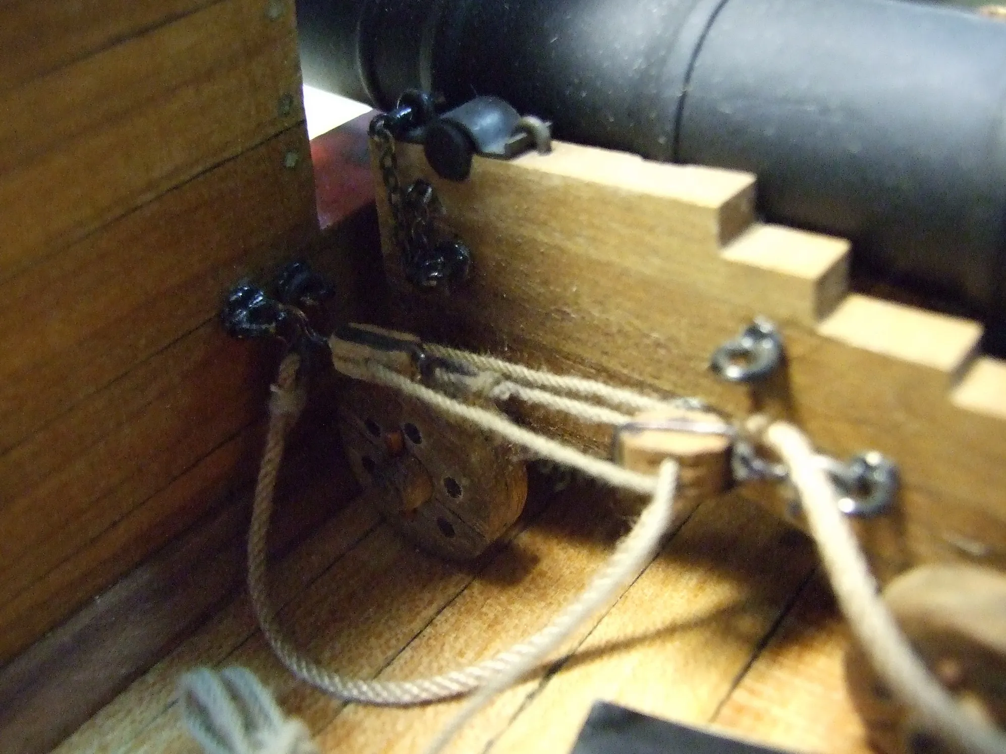 Модель корабля Фрагмент батарейной палубы  фрегата «Пандора» - Верфь на Столе