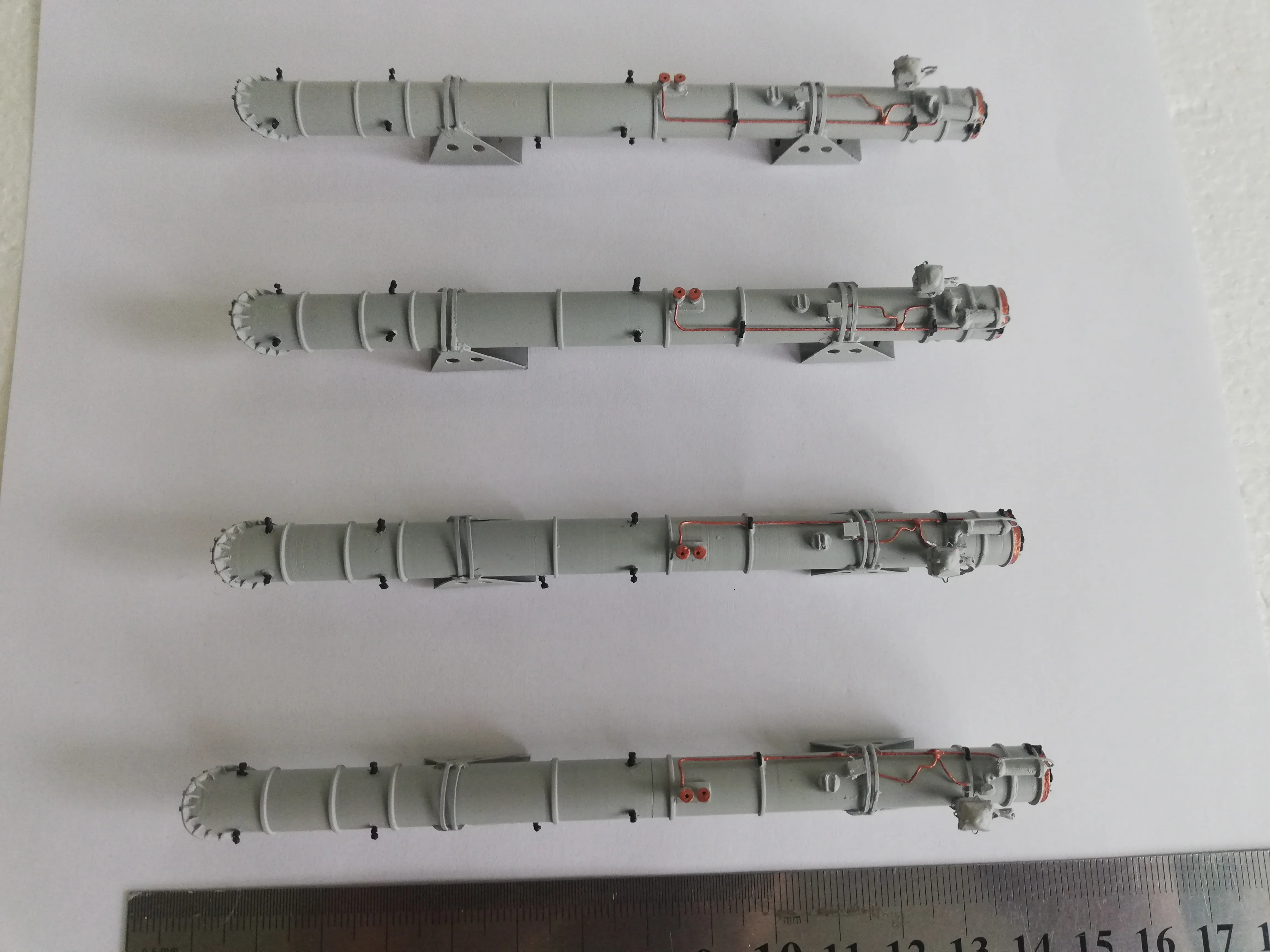 Модель корабля Торпедный катер "Шторм" фрагмент модели торпедные аппараты - Верфь на Столе