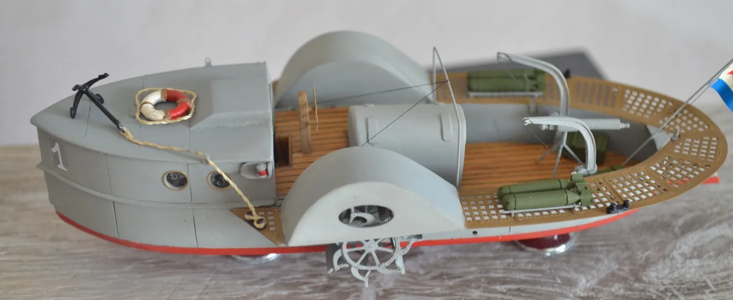 Модель корабля Колесный тральщик "Т-1" - Верфь на Столе