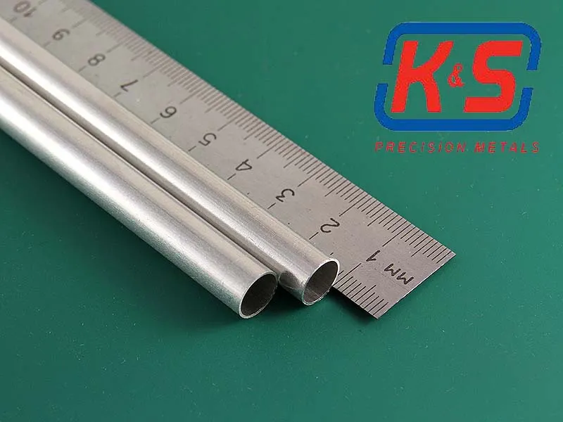 Тонкостенная алюминиевая трубка 9x0,45 мм, 1 шт