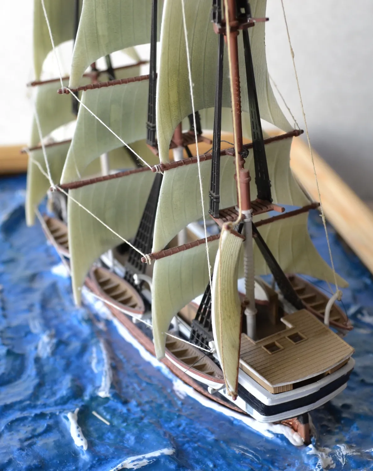 Модель корабля "Нью Бедфорд" - Верфь на Столе