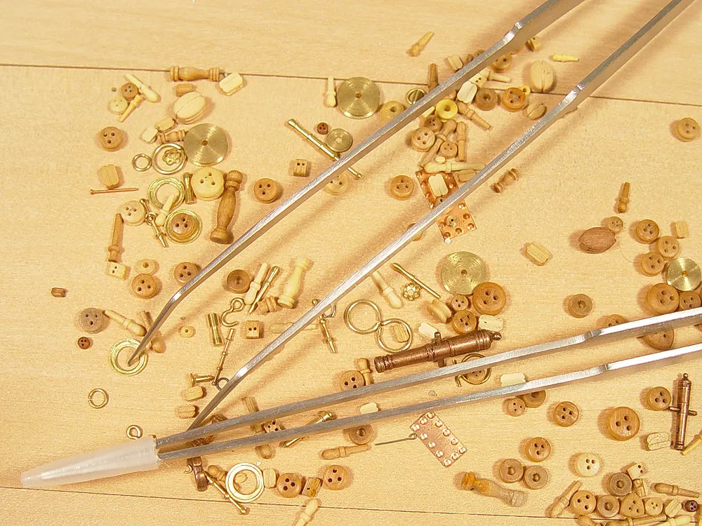 Набор из прямого и изогнутого длинного пинцета, 30 см