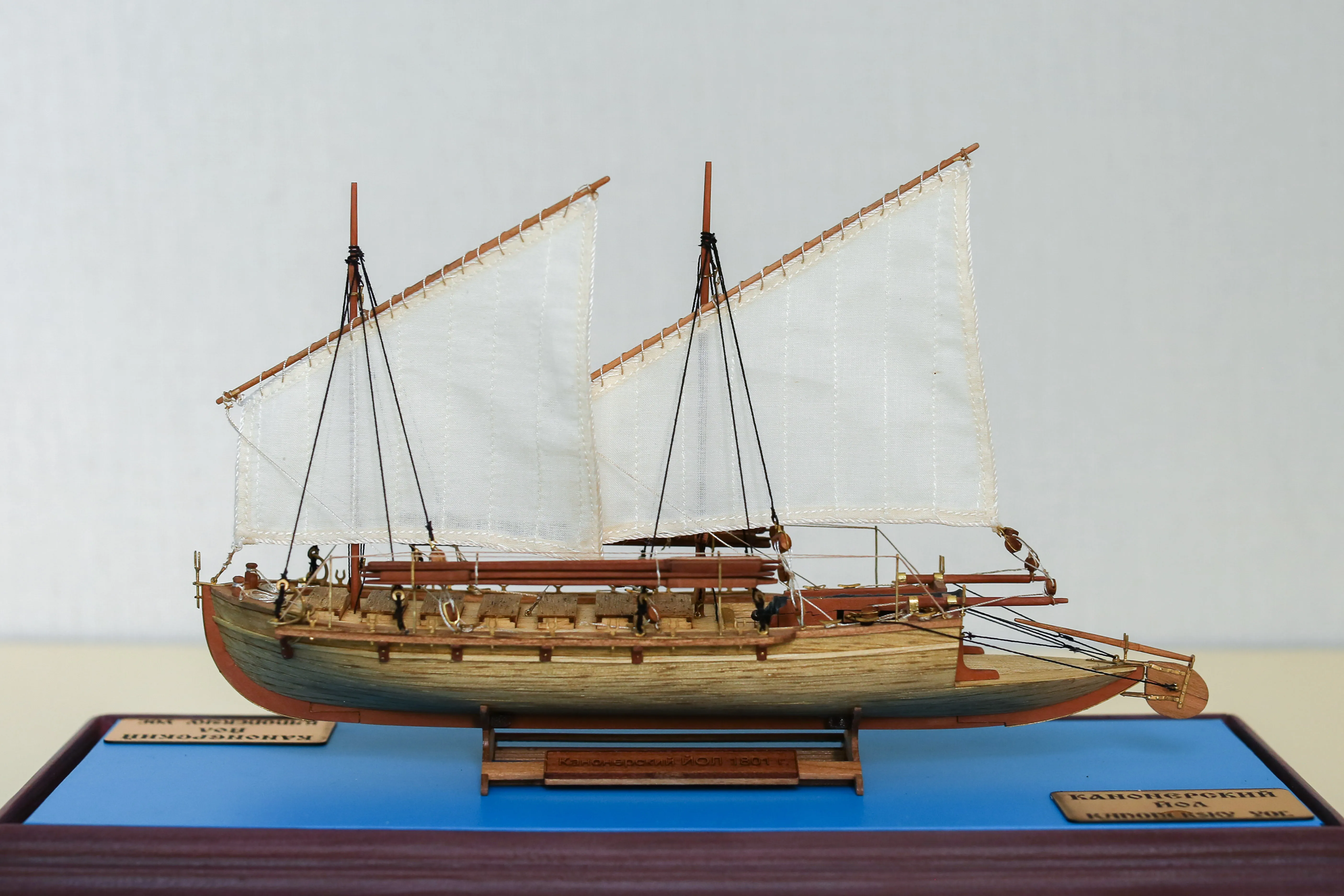 Модель корабля Канонерский йол - Верфь на Столе