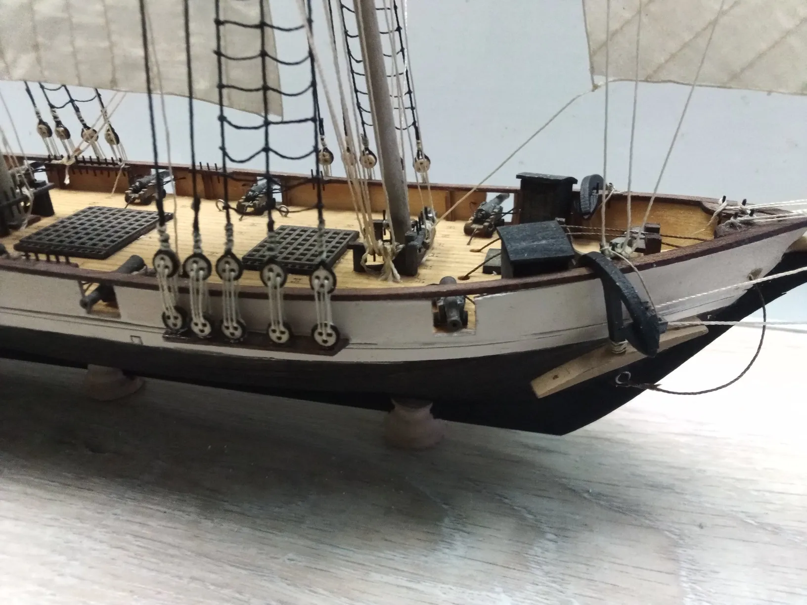 Модель корабля "Харви" - Верфь на Столе