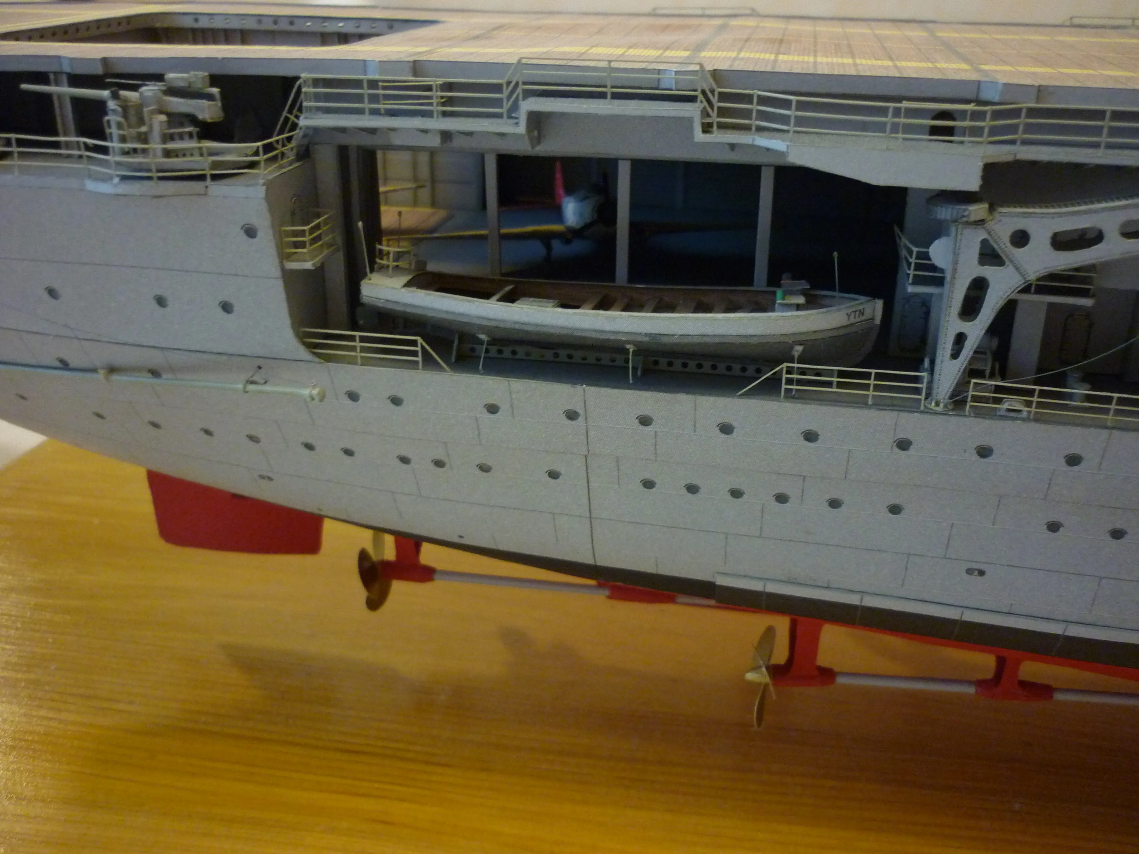 Модель корабля Американский авианосец USS Yorktown (CV-5) - Верфь на Столе