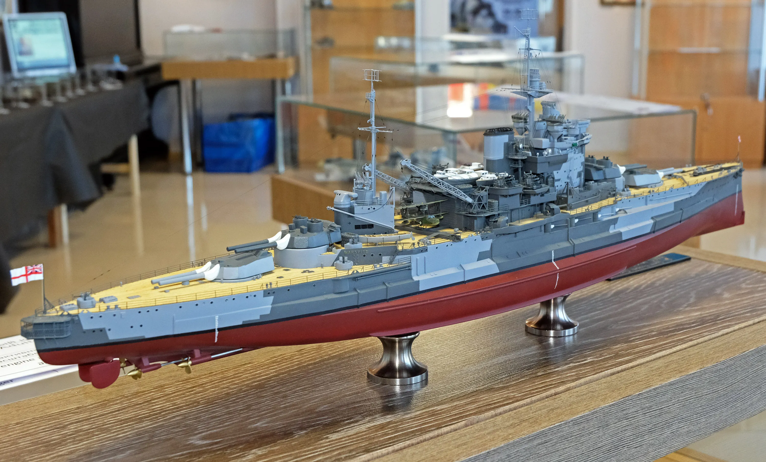 Модель корабля Британский линкор "Warspite" - Верфь на Столе