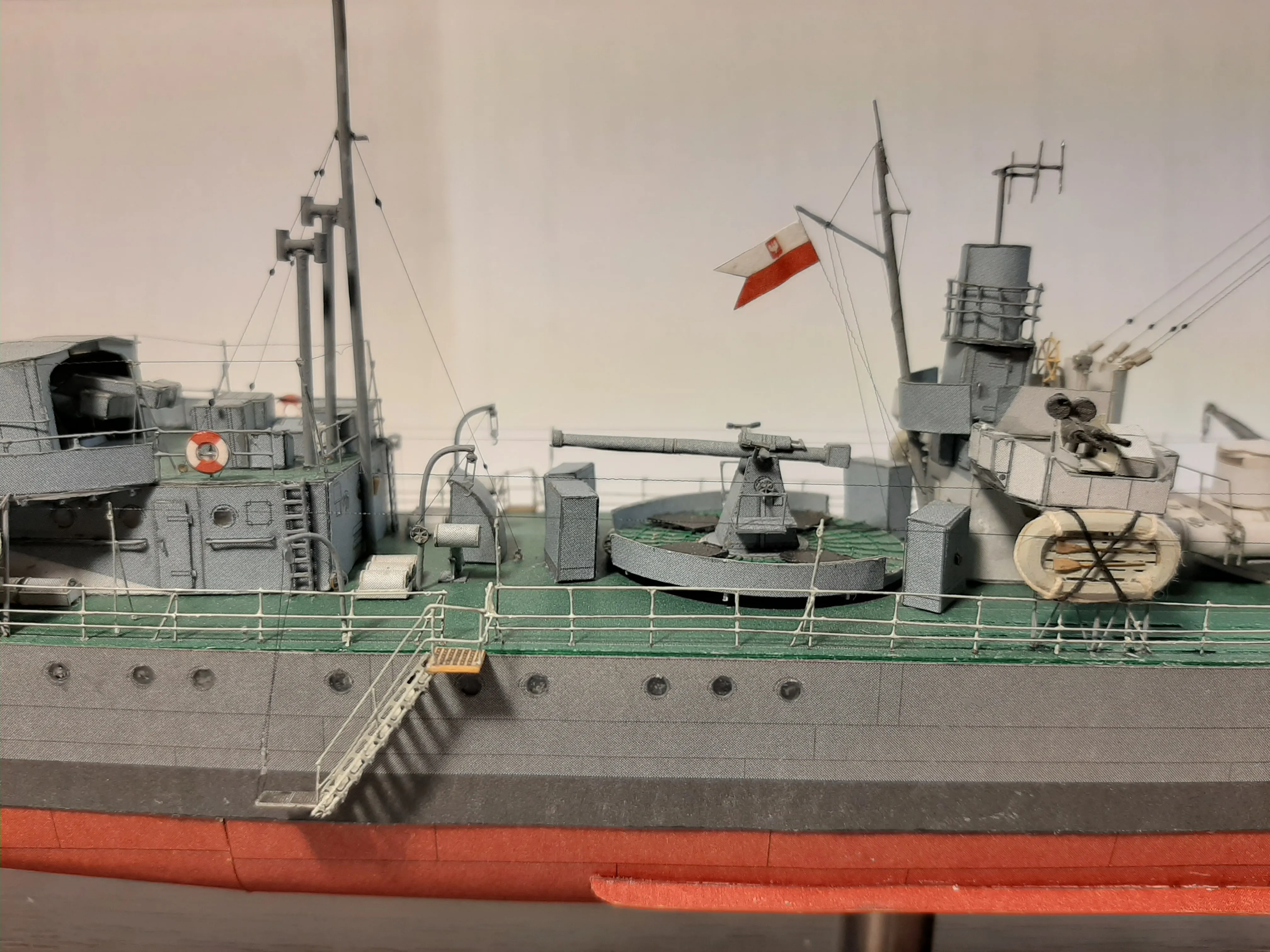 Модель корабля Эсминец "Piorun" - Верфь на Столе