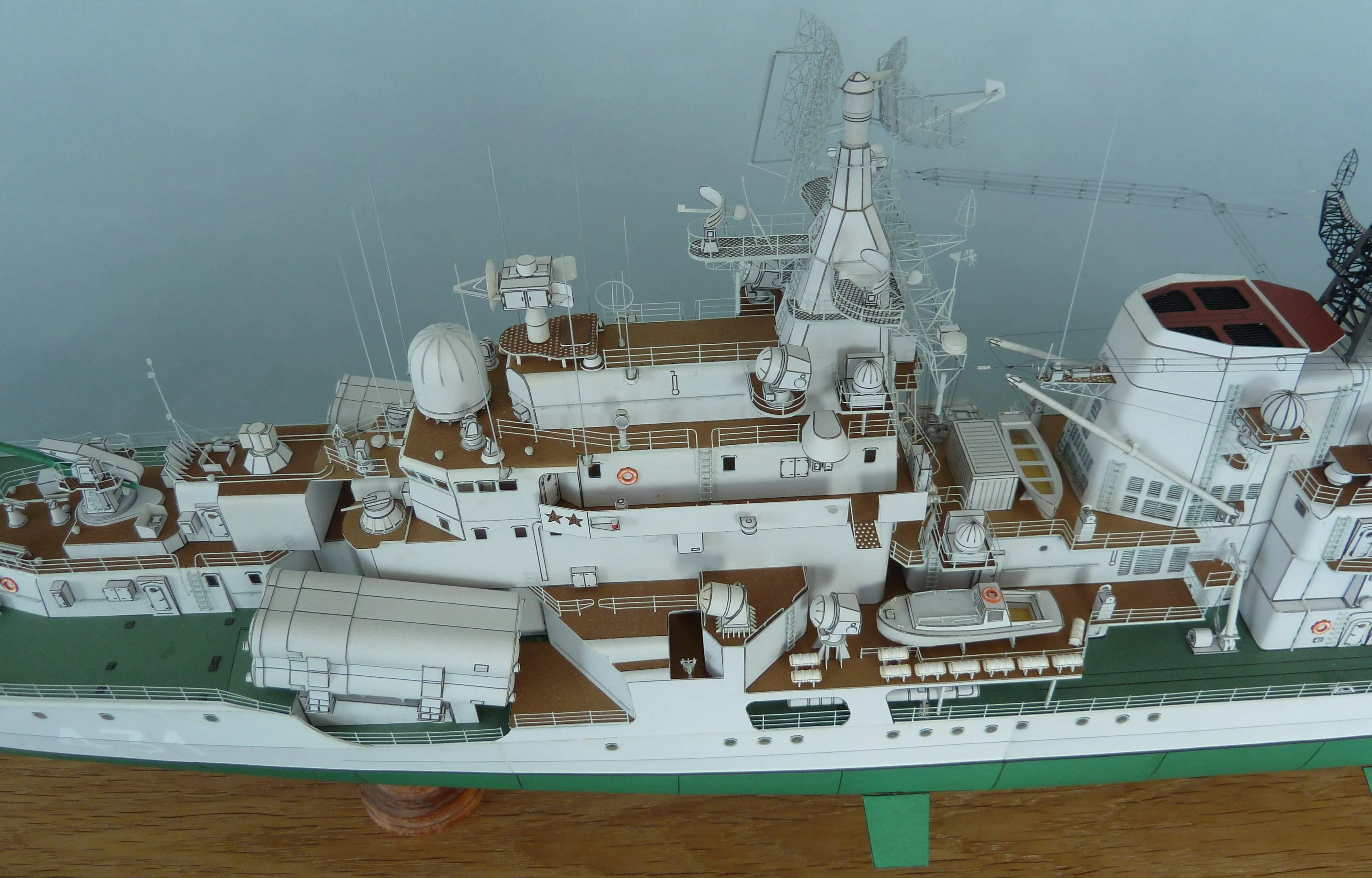 Модель корабля ЭМ пр. 956 "Современный"  - Верфь на Столе