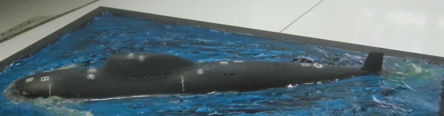 Модель корабля АПЛ проект 705 "Альфа"   - Верфь на Столе