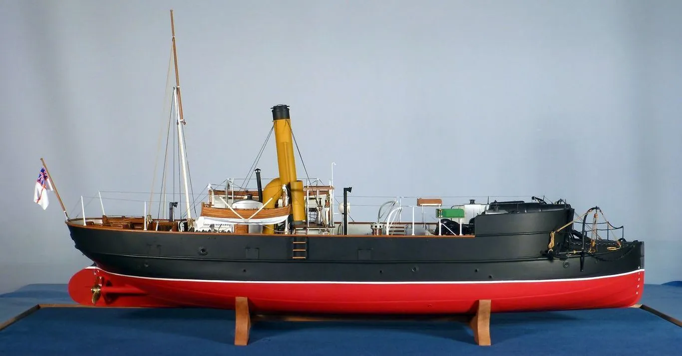 Модель корабля HMS FIDGET - Верфь на Столе