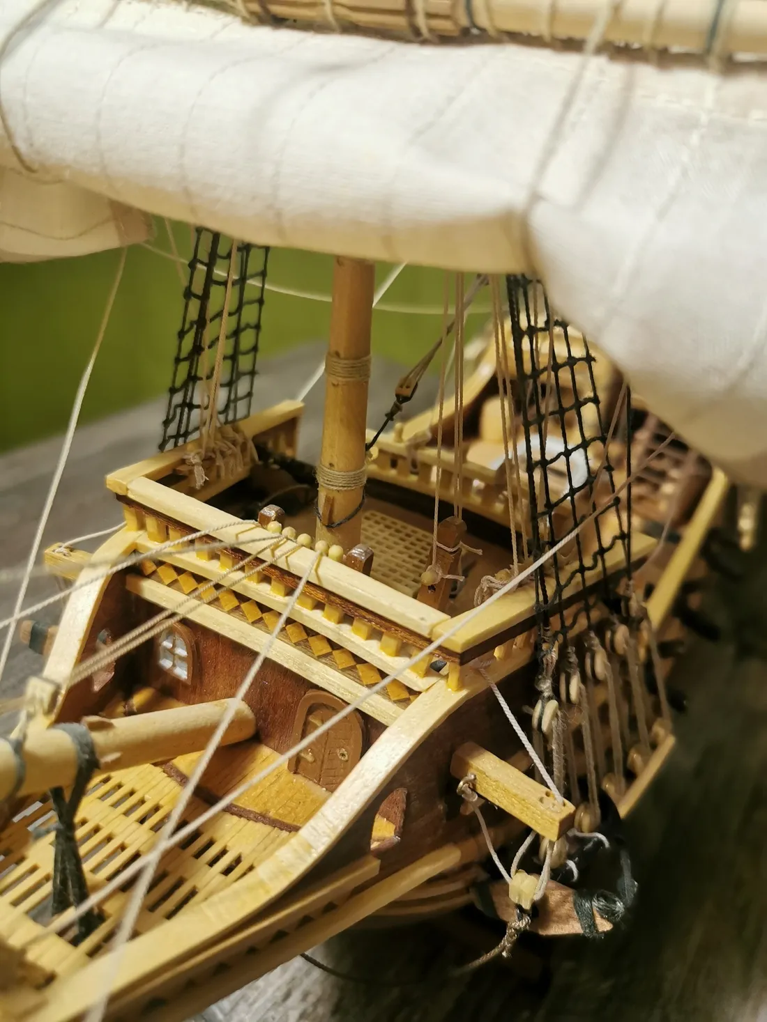 Модель корабля Золотая Лань - Верфь на Столе