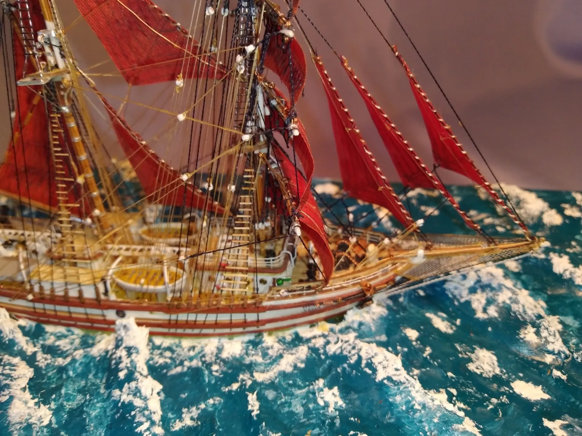 Модель корабля Баркентина "Вега" II - Верфь на Столе