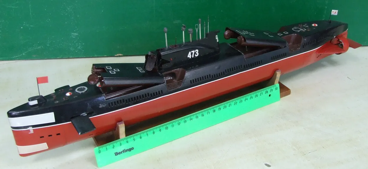 Модель корабля ДПЛ пр.651 - Верфь на Столе