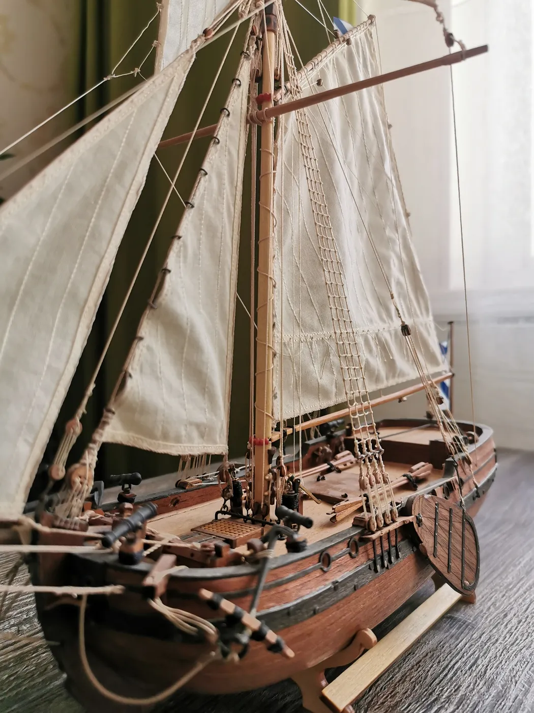 Модель корабля Бот Святой Гавриил - Верфь на Столе