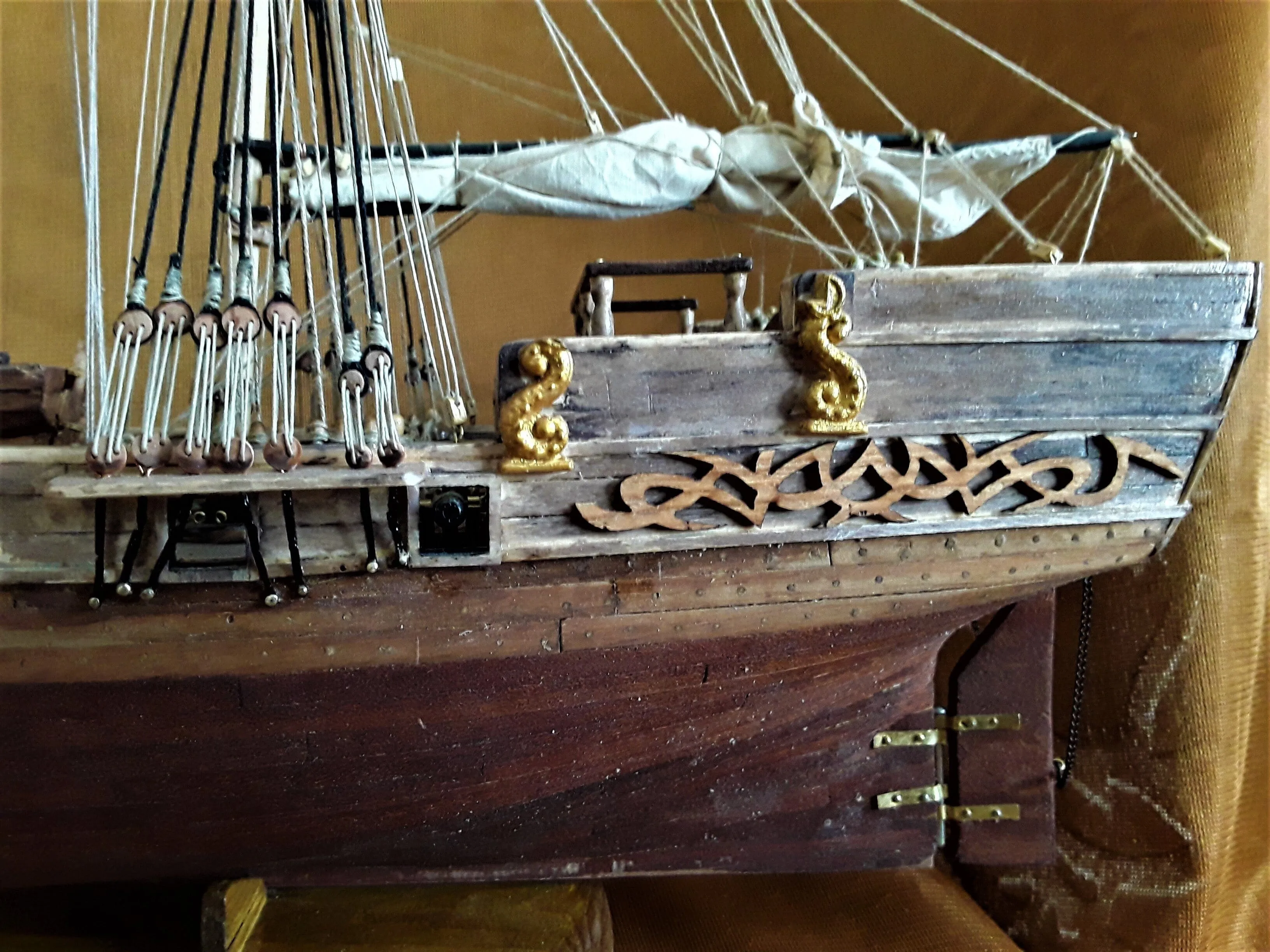 Модель корабля Бригантина "Zeus" - Верфь на Столе