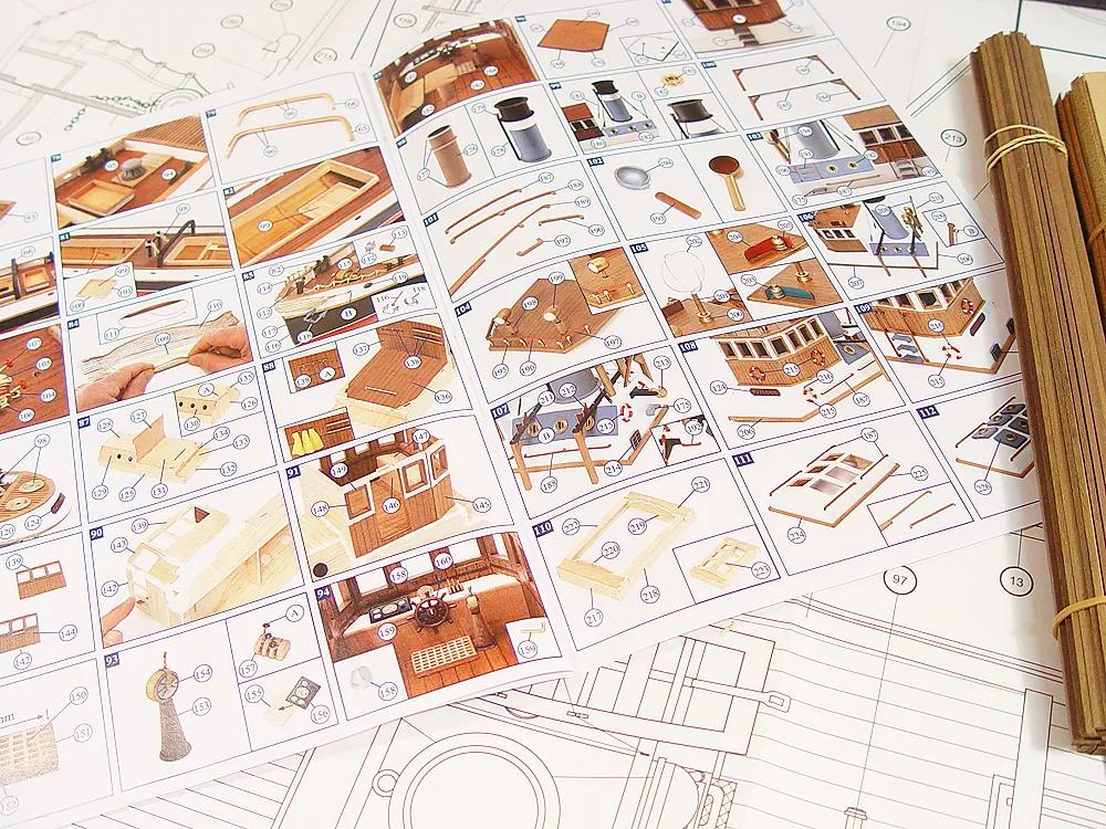 Морской буксир Ulises + (Полный набор инструментов, клея и краски)