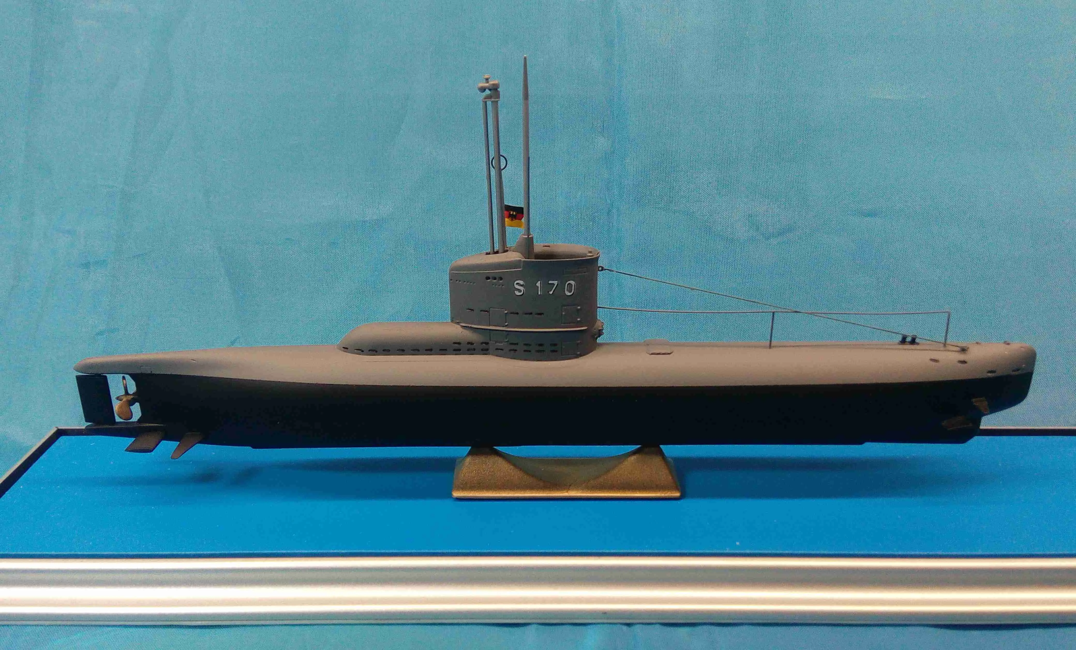 Модель корабля Немецкая подводная лодка XXIII серии «S-170» - Верфь на Столе