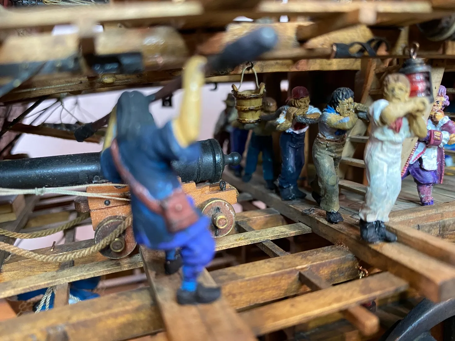 Модель корабля «Bonhomme Richard - Верфь на Столе