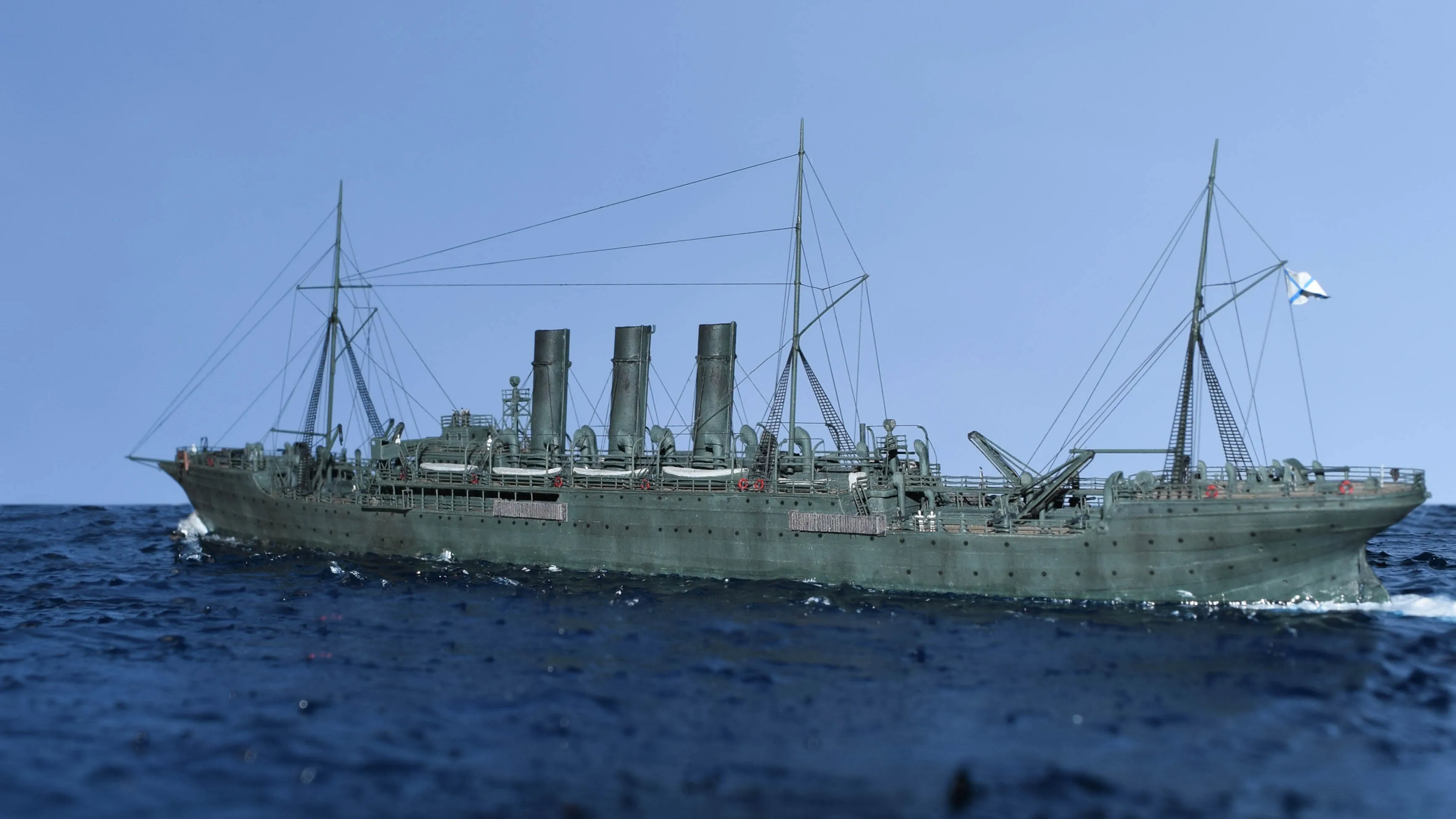 Модель корабля Вспомогательноый крейсер "Лена" - Верфь на Столе