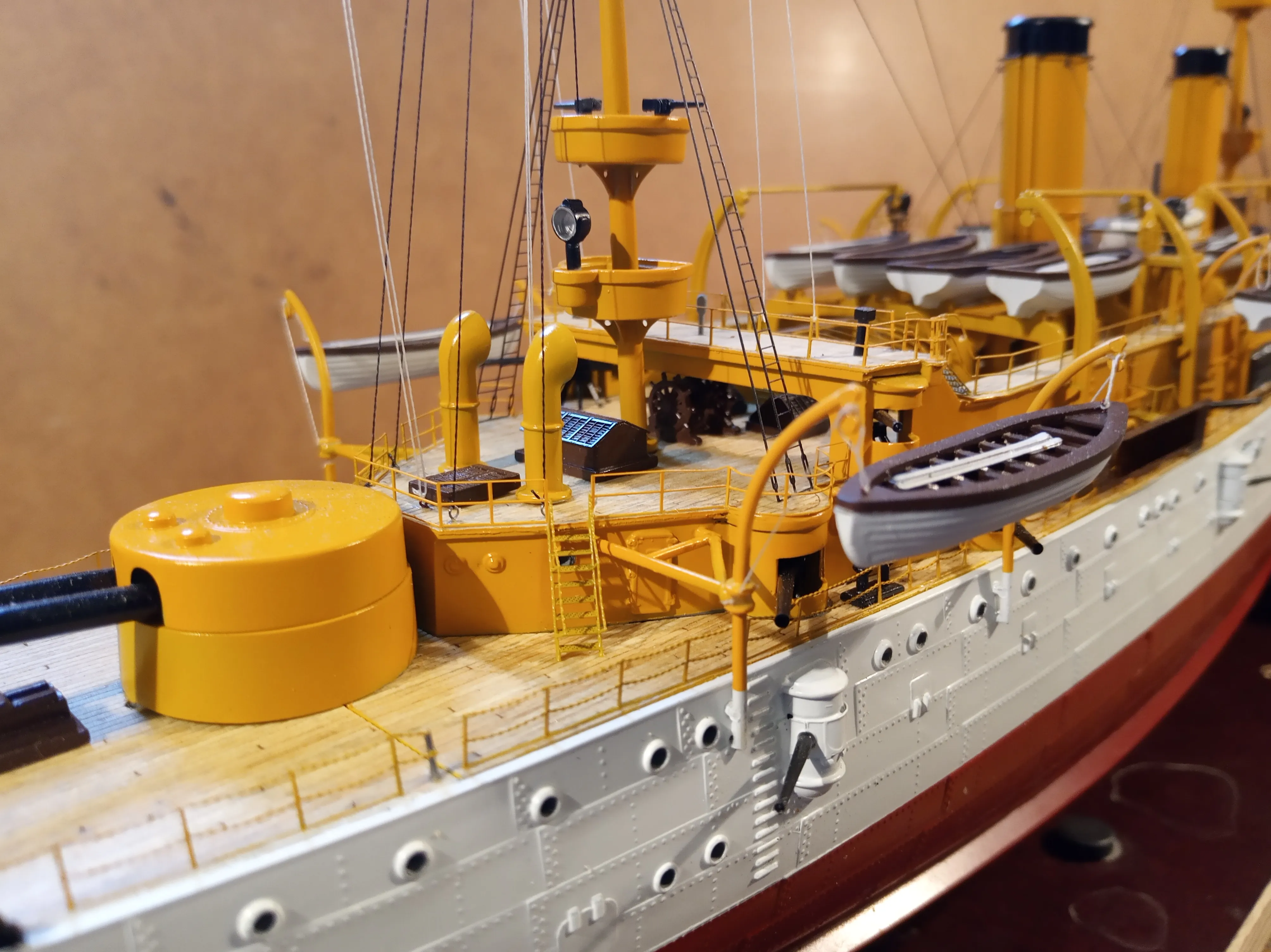 Модель корабля Protected Cruiser USS "OLIMPIA" - Верфь на Столе