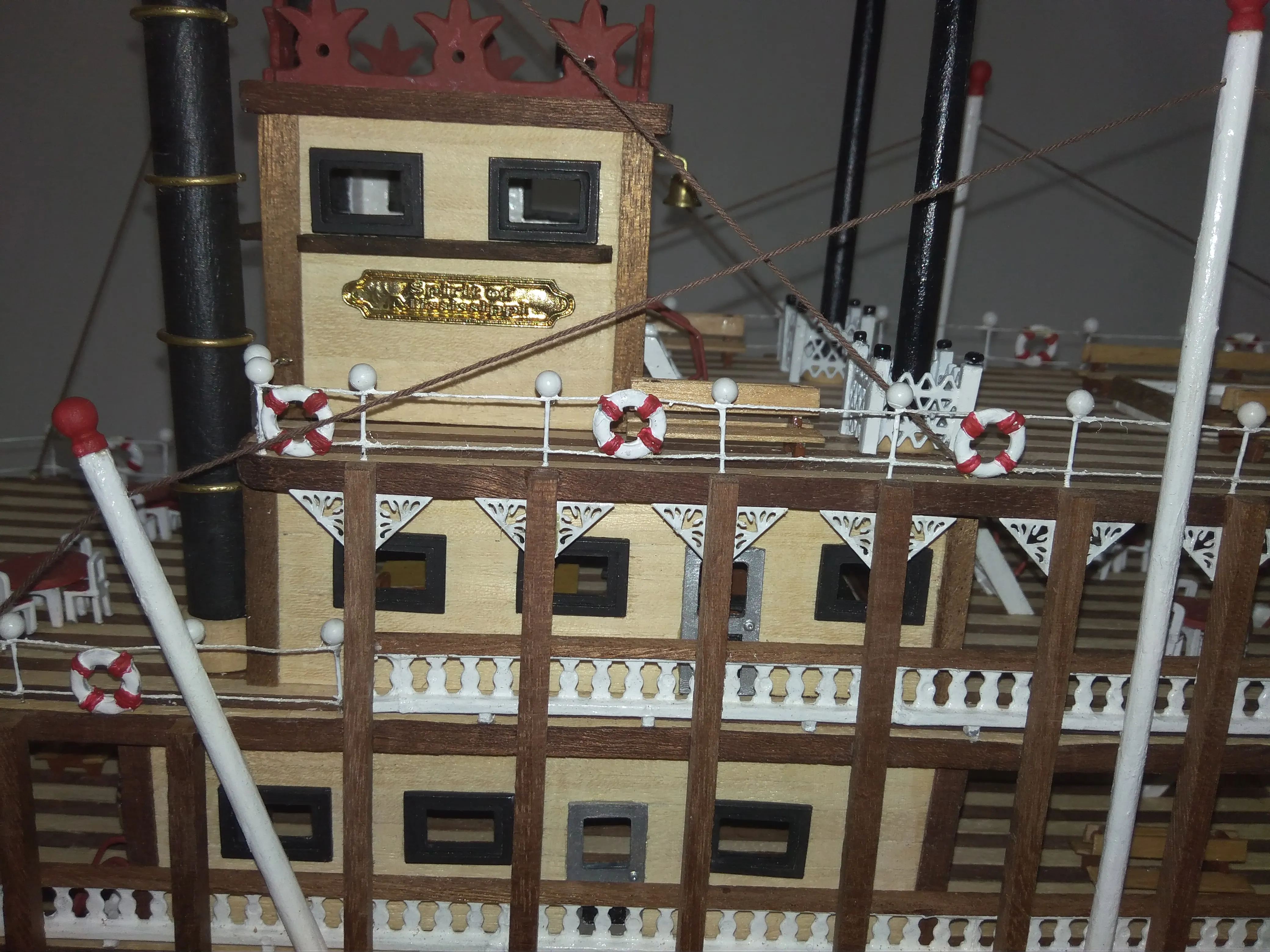 Модель корабля Колесный пароход "MISSISSIPPI" - Верфь на Столе