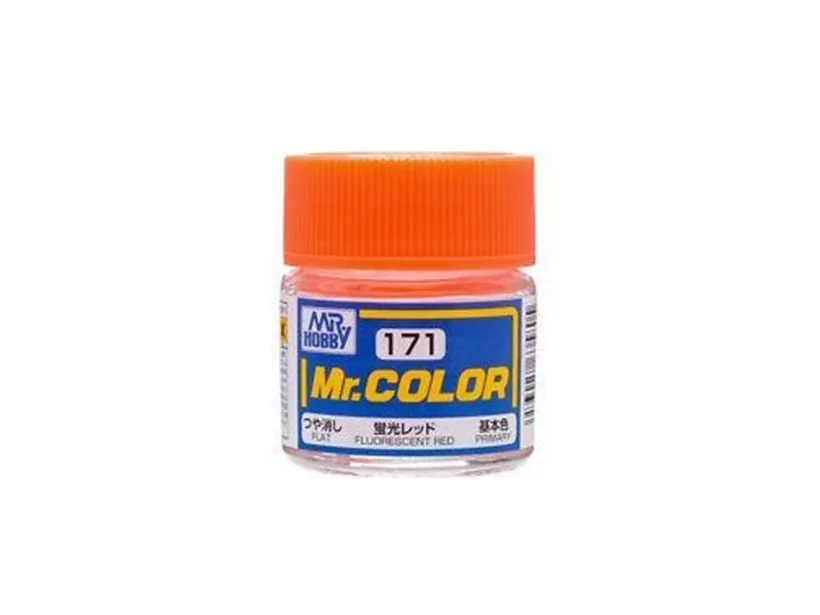 Краска Mr Color, флуоресцентно-красная, C 171, 10 мл