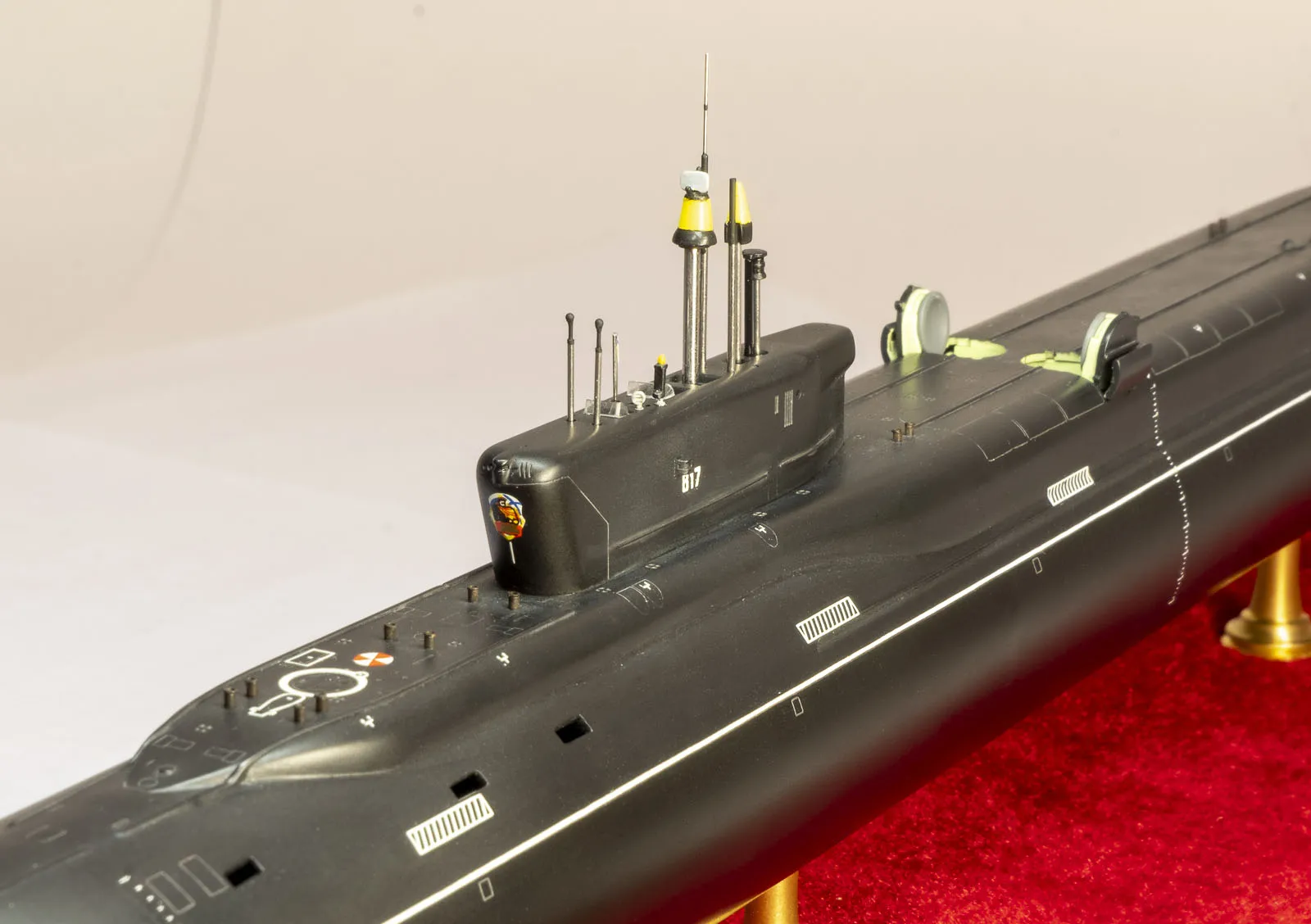 Модель корабля АПЛ К-551 "Владимир Мономах" проекта 955 Борей - Верфь на Столе