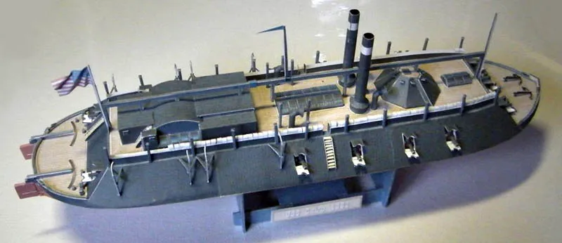 Модель из бумаги броненосец Cario Модель из бумаги броненосец Cario