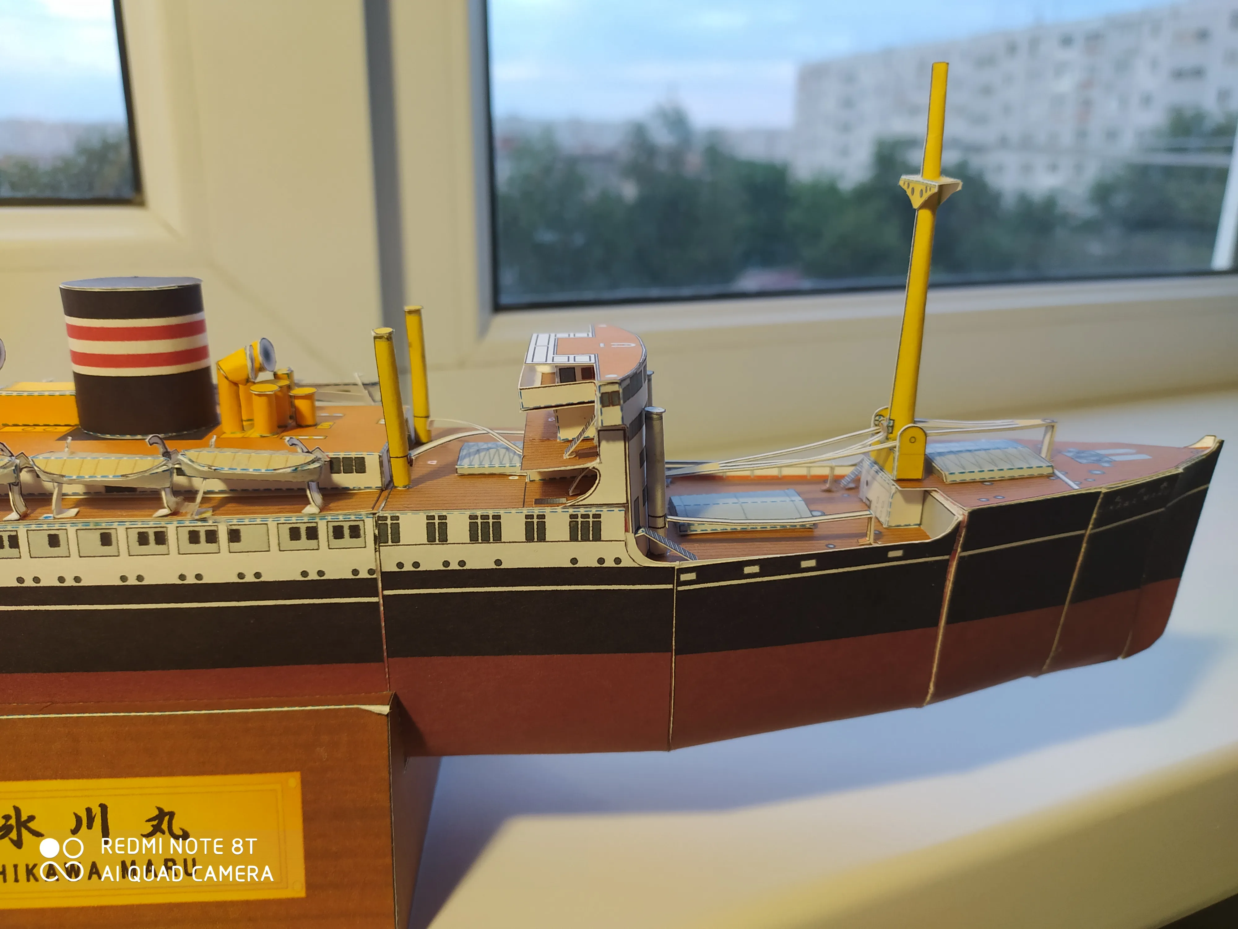 Модель корабля теплоход «Hikawa Maru» - Верфь на Столе