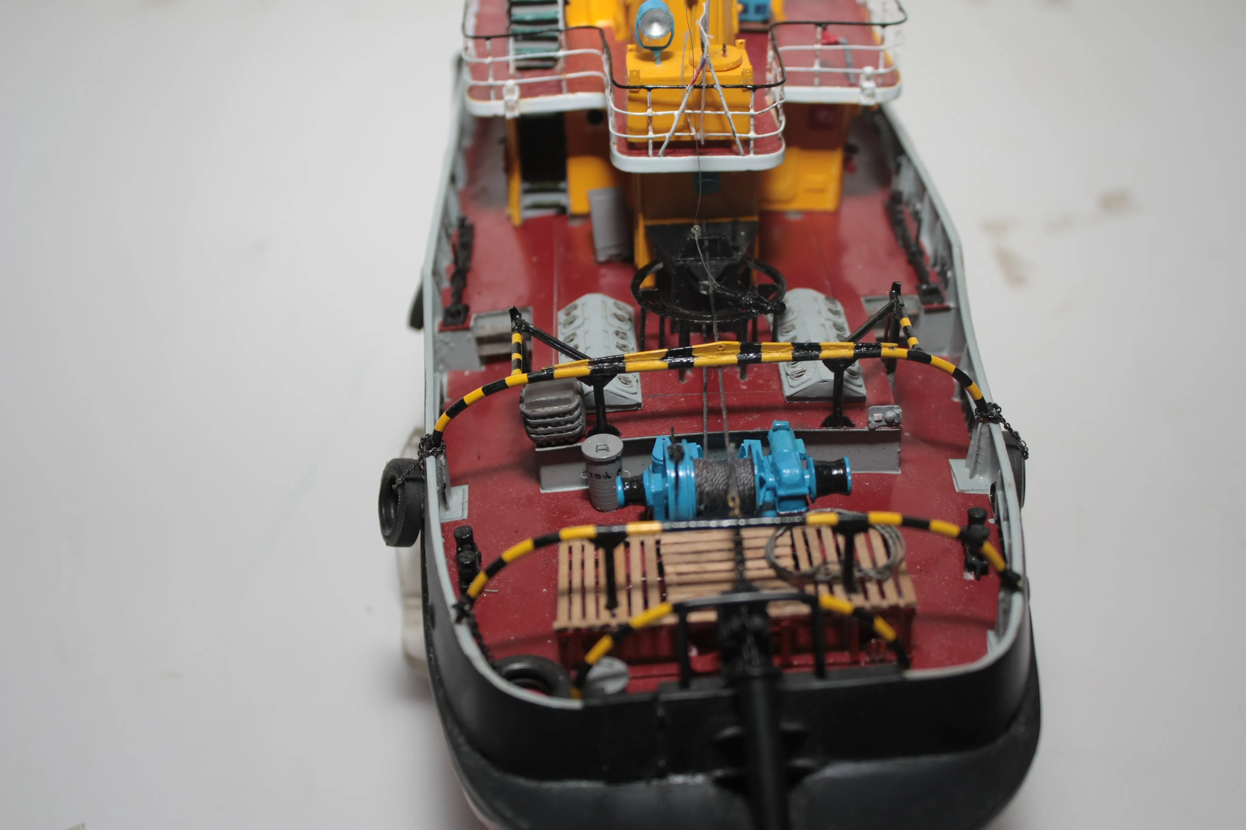 Модель корабля Буксир-толкач Шлюзовой-121 - Верфь на Столе