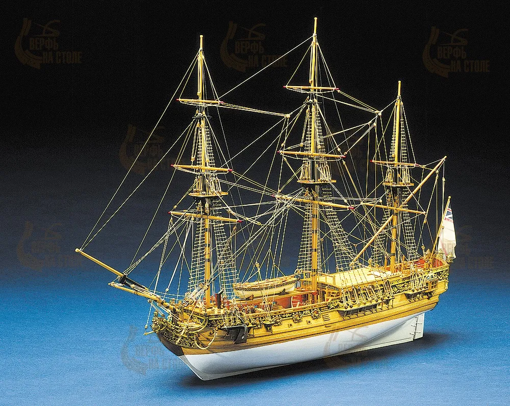 Модель корабля своими руками Royal Caroline